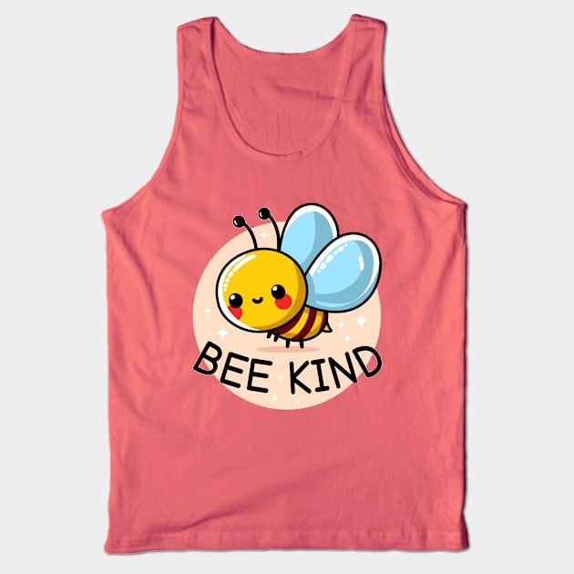 Be Kind Bee Tank Top by JS Arts